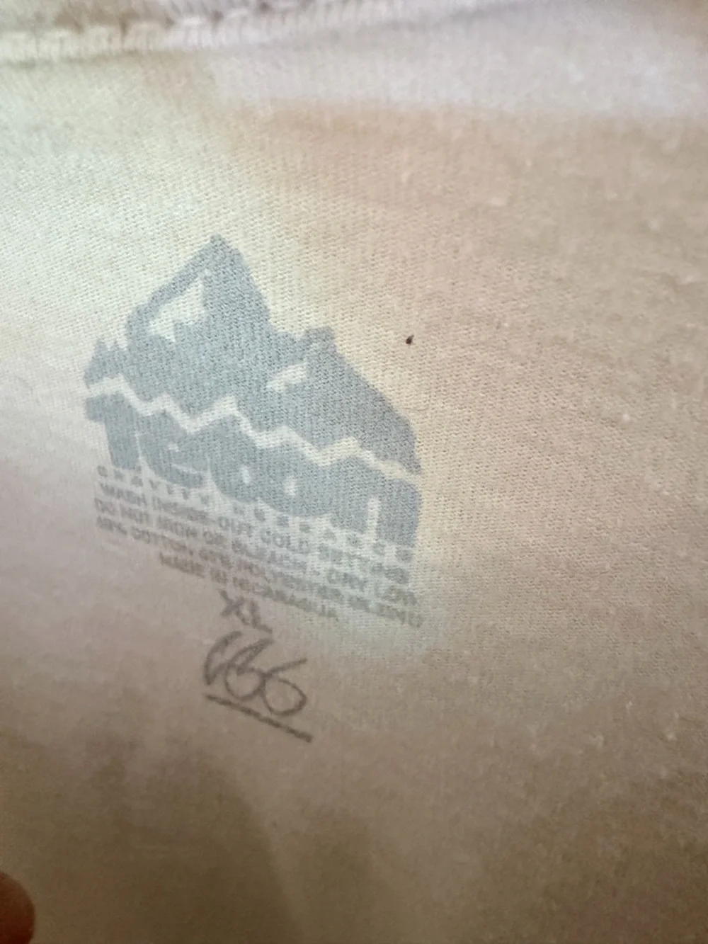 Teton Gravity Research Tshirt Cream Brown Graphic Snowboard Outdoor Unisex XL - Picture 4 of 6